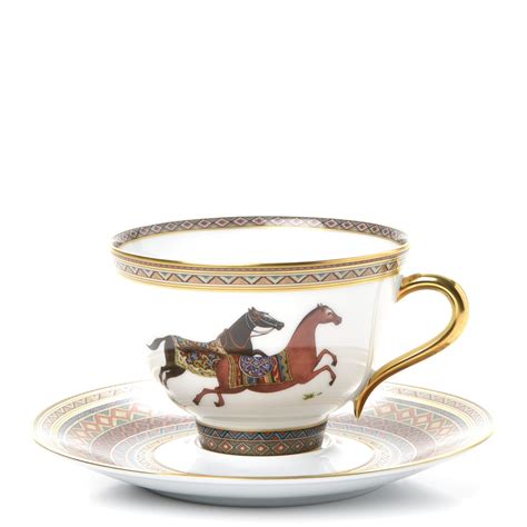 hermes horse cup|hermes porcelain tea cups.